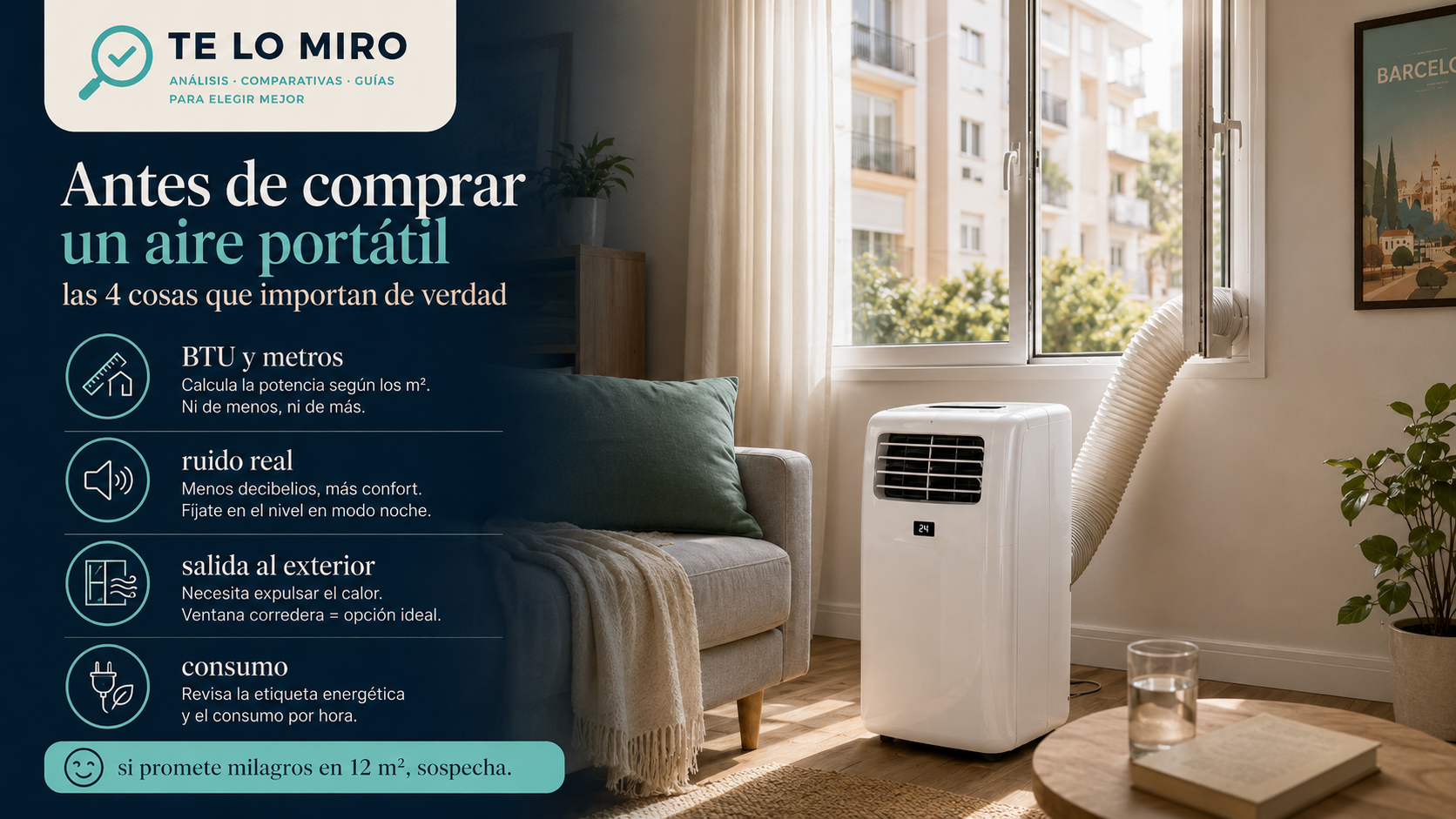 Qué mirar antes de comprar un aire acondicionado portátil