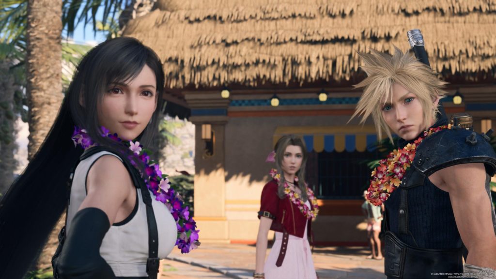 Cloud y el grupo de vacaciones en Costa del Sol.
