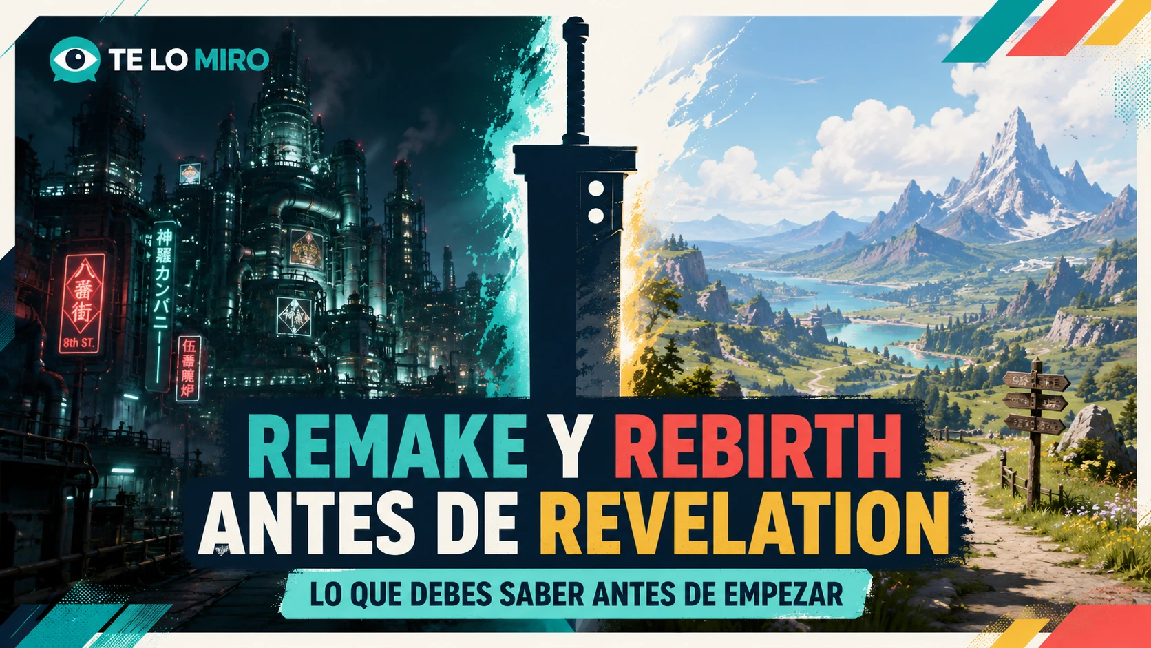 Final Fantasy VII Remake y Rebirth antes de Revelation