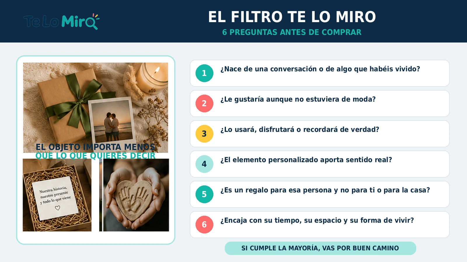 Seis preguntas para elegir un regalo con significado para la pareja