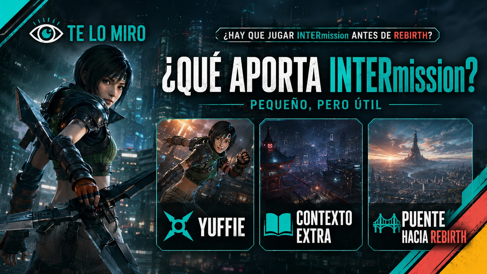 Comparativa entre Final Fantasy VII Remake Intergrade y Episode Intermission