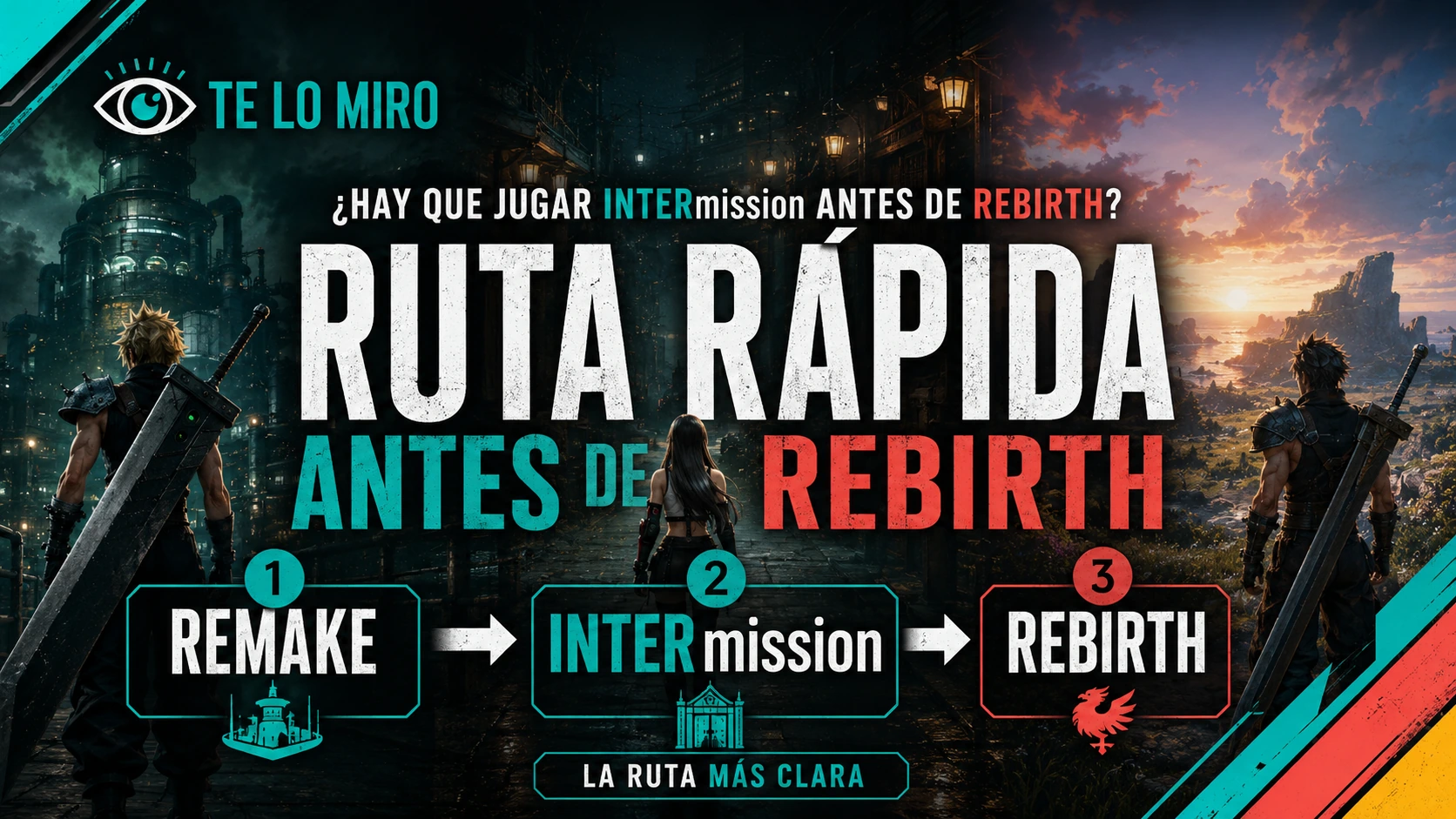 Orden recomendado para jugar Remake Intergrade, Episode Intermission y Rebirth
