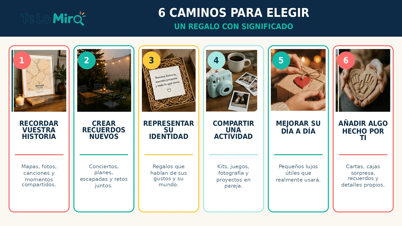 Seis caminos para elegir un regalo con significado para tu pareja