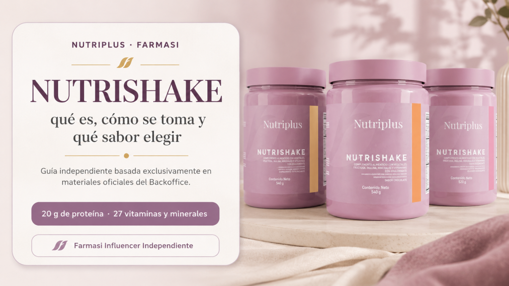 Nutrishake Farmasi: qué es, cómo se toma y qué sabor elegir