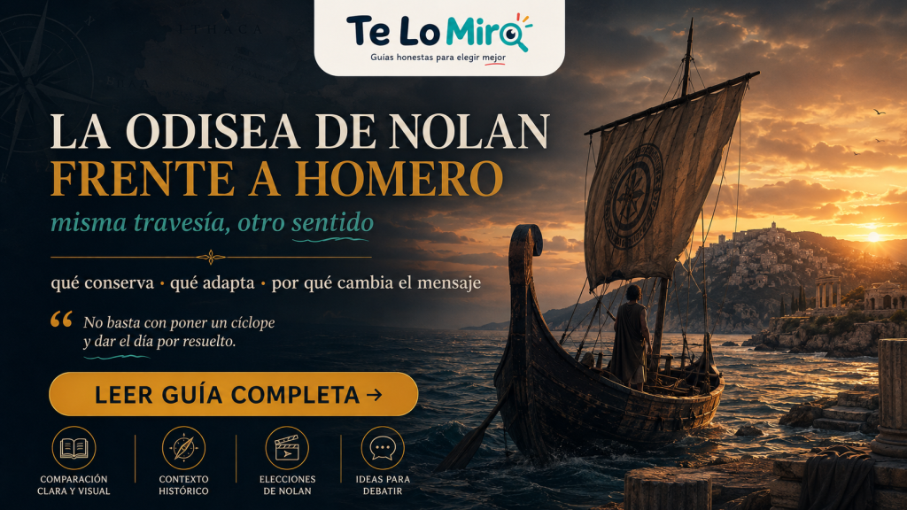 La Odisea de Nolan frente a Homero: misma travesía, otro sentido